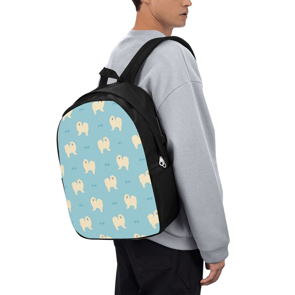 Laptop Bag - Mochila Samoyed Dog para viaje, bolsa