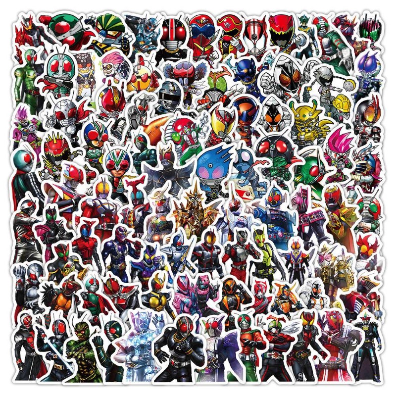 Laptop Original Accessories - 103 Pegatinas de Kamen Rider, Estilo