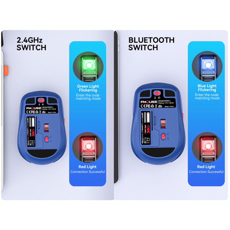 Ratón inalámbrico Bluetooth M3 - Laptop Mouse reseña y precio