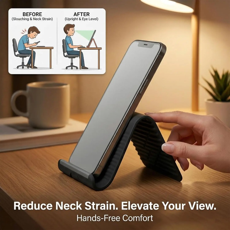Soporte de silicona plegable y - Laptop Stand reseña y precio