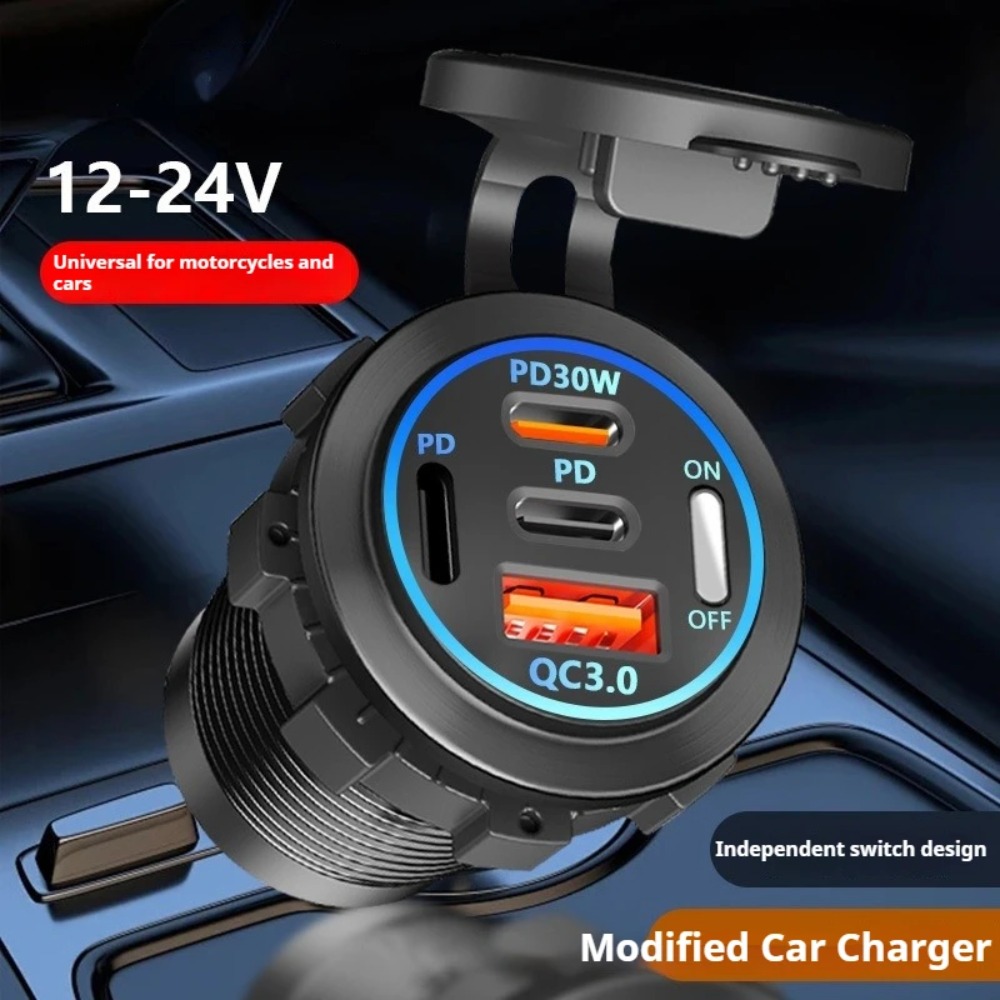 Cargador de Coche de 83W PD QC - Usb C Hub reseña y precio