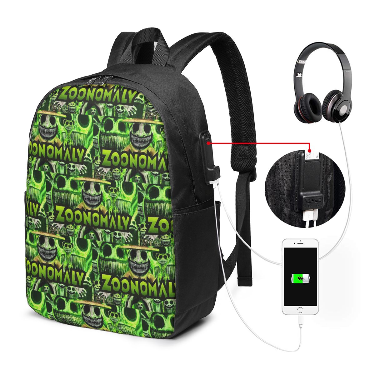 Mochila Zoonomaly con diseño d - Laptop Bag reseña y precio