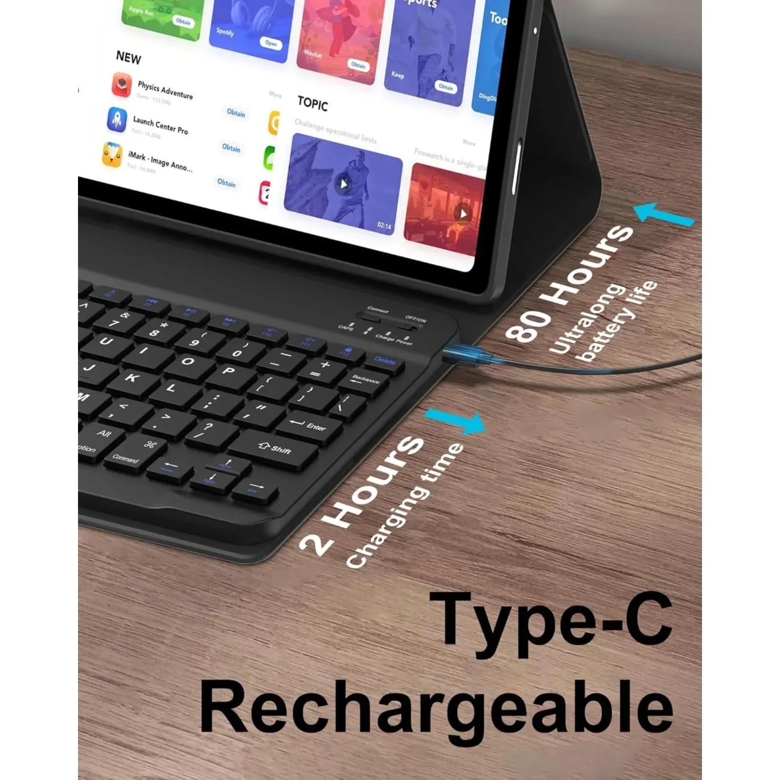 Funda con teclado para tableta - Keyboard Cover reseña y precio