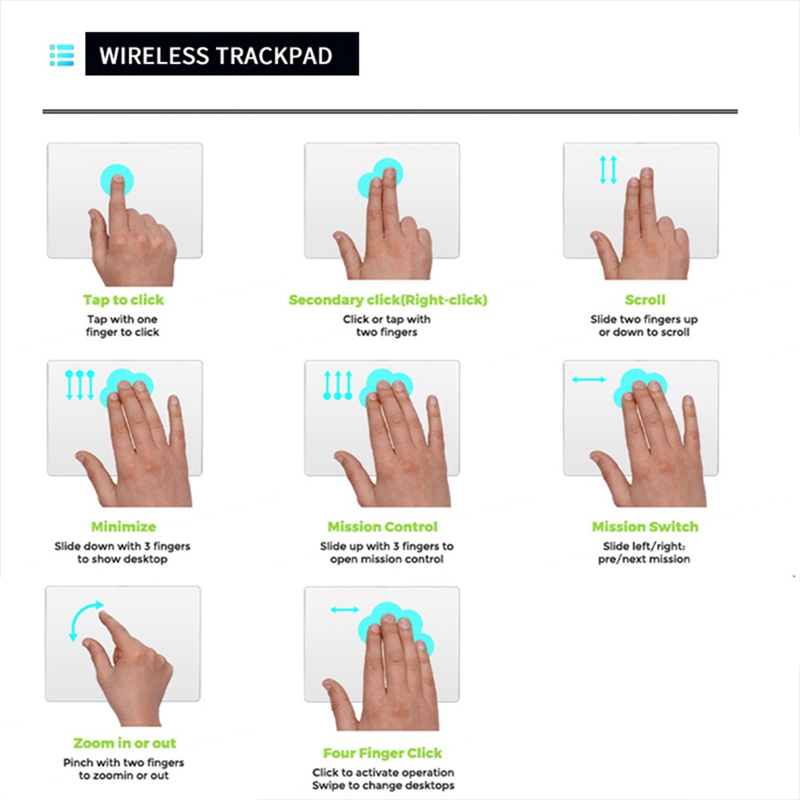 Trackpad multitáctil con cable - Laptop Mouse reseña y precio