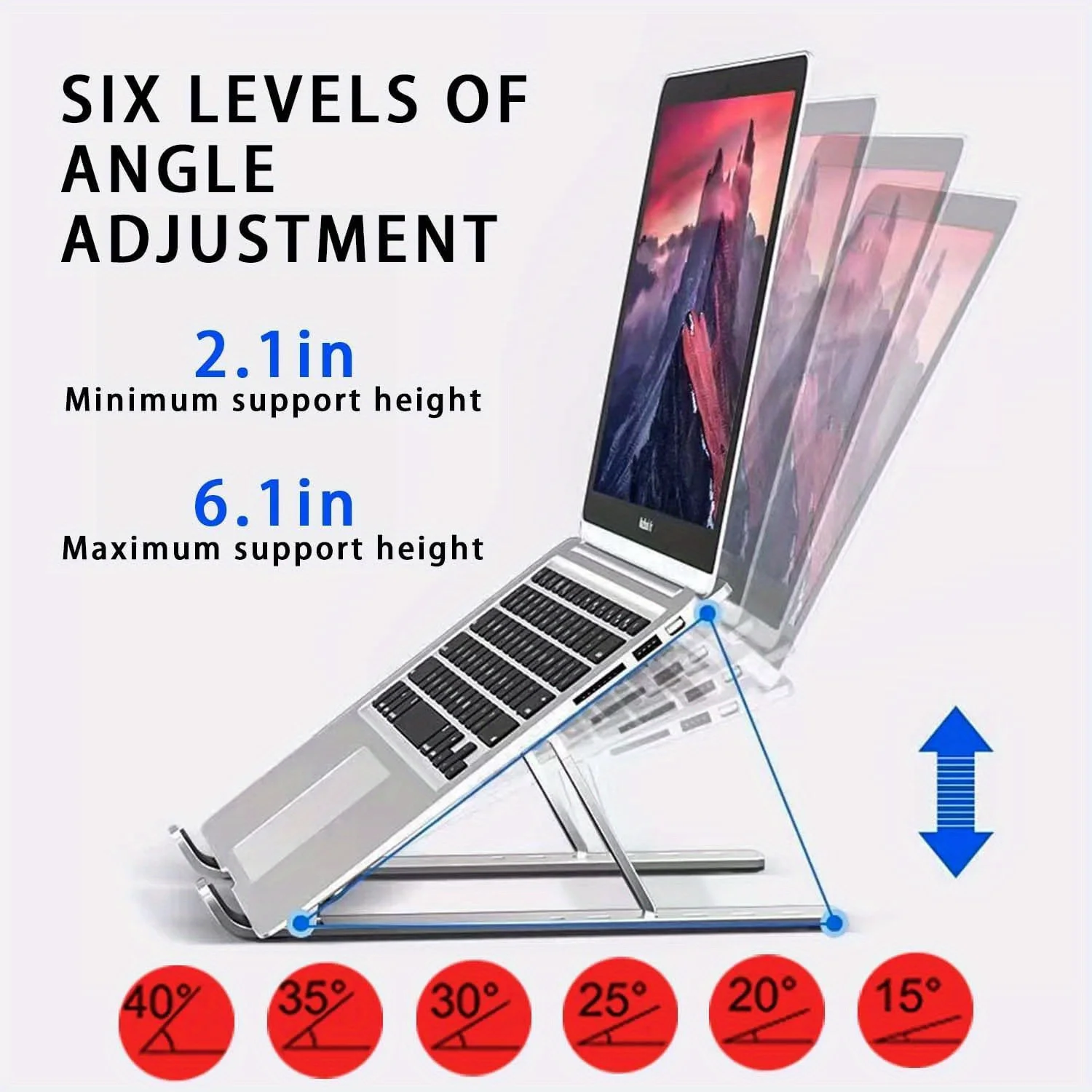 Soporte de aluminio ajustable  - Laptop Cooling Pad reseña y precio