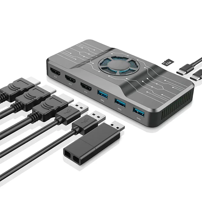 OFIYAA-estación de acoplamient - Usb Hub reseña y precio