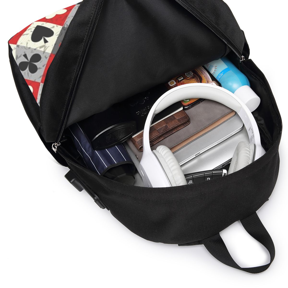 Mochila con estampado de carta - Laptop Bag reseña y precio