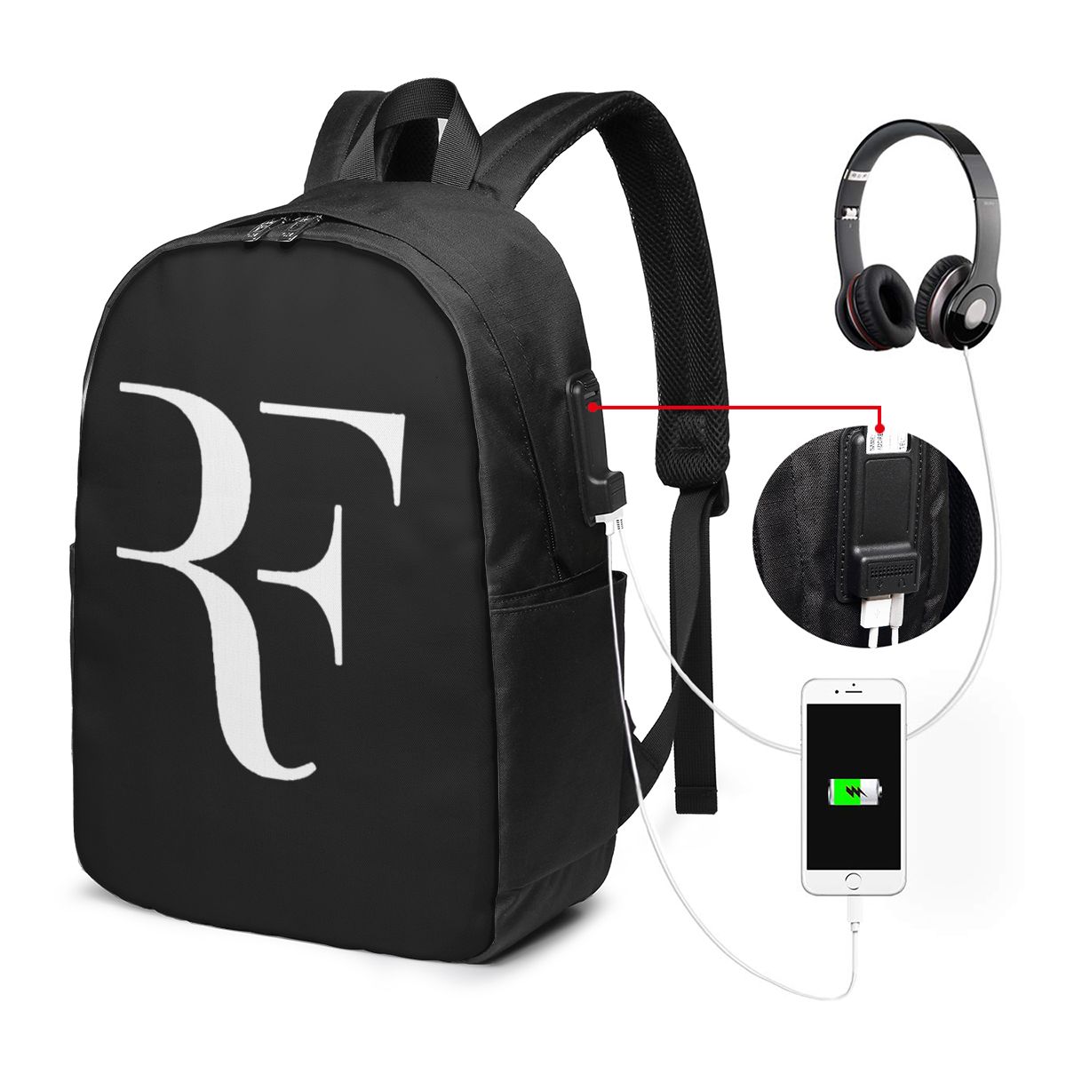 Mochila Roger Federer, bolsa d - Laptop Bag reseña y precio