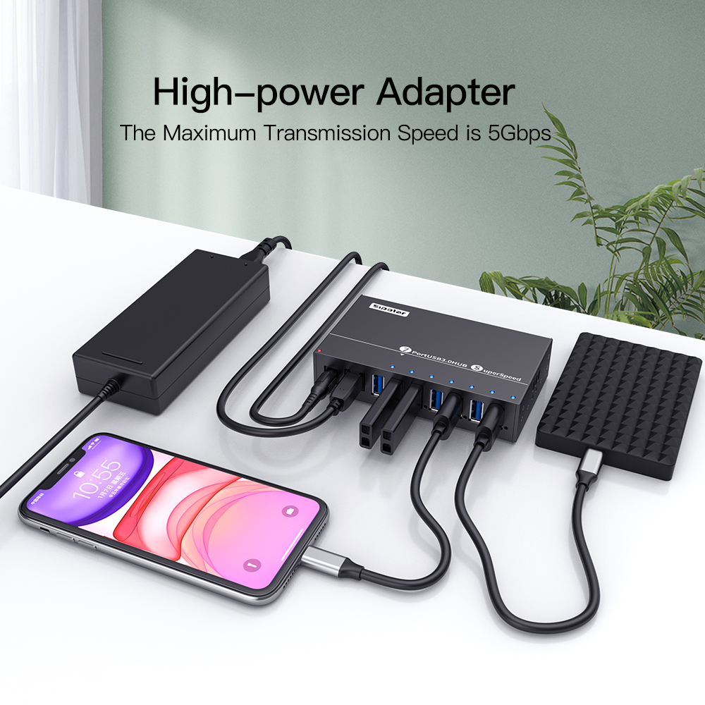 Hub industrial metálico A173 d - Usb Hub reseña y precio
